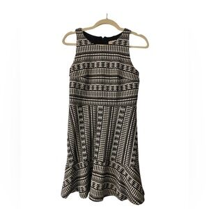 Loft Black & White Dress